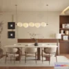 1575782 - Modern Style Interior 3D Blocks and 3D Models - Dining Room 3D Scene - 617 3D Max