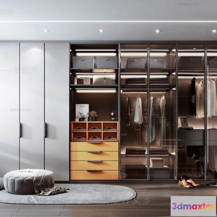 1370509 - Dressing Room - 3D Models - 3D Interior Scenes - 005 3D Max