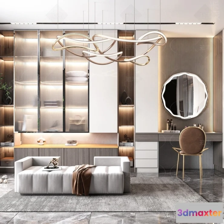 1371083 - Dressing Room - 3D Models - 3D Interior Scenes - 014 3D Max
