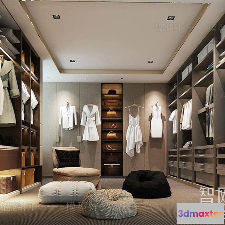 1371149 - Dressing Room - 3D Models - 3D Interior Scenes - 015 3D Max