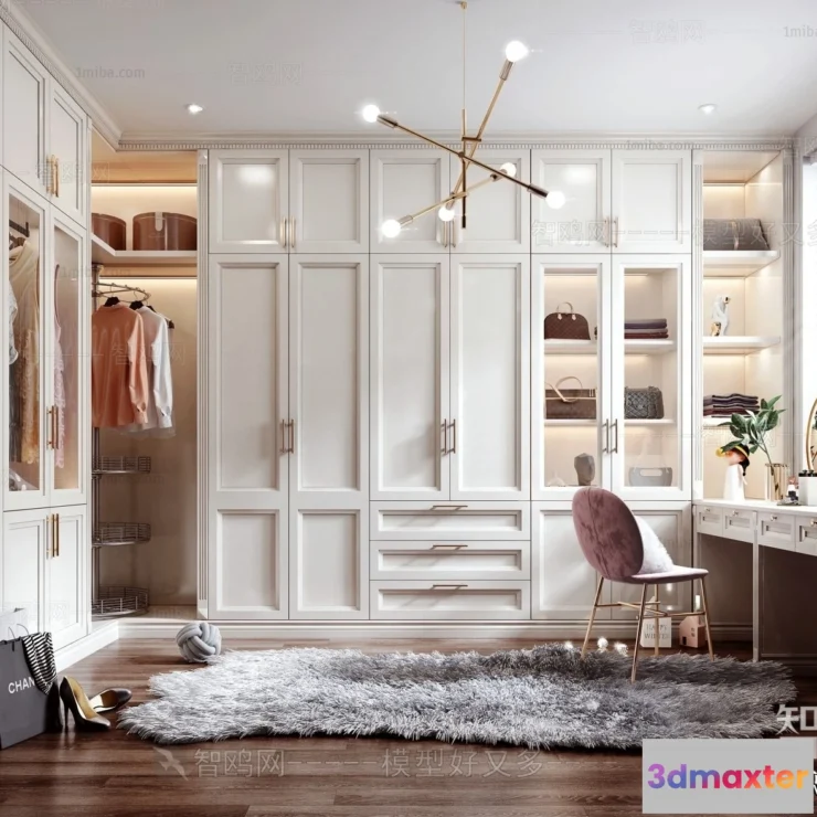 1371275 - Dressing Room - 3D Models - 3D Interior Scenes - 017 3D Max