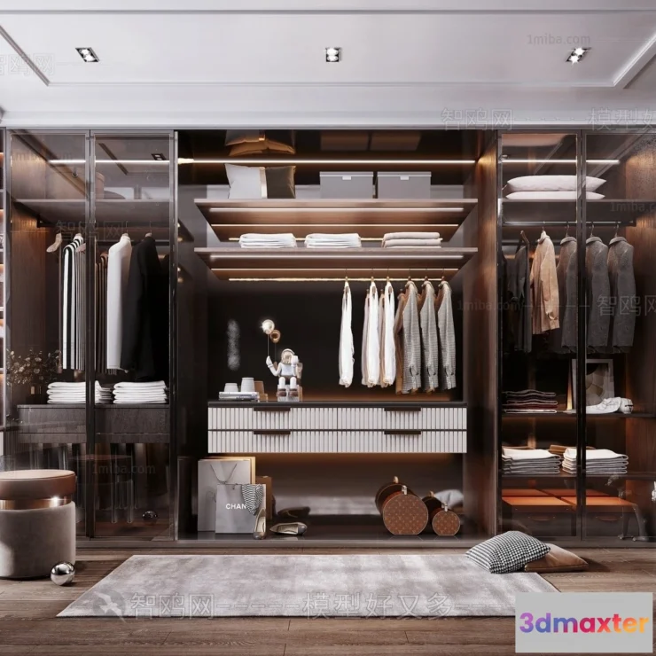 1371495 - Dressing Room - 3D Models - 3D Interior Scenes - 020 3D Max