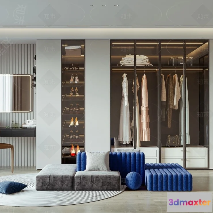 1371781 - Dressing Room - 3D Models - 3D Interior Scenes - 024 3D Max