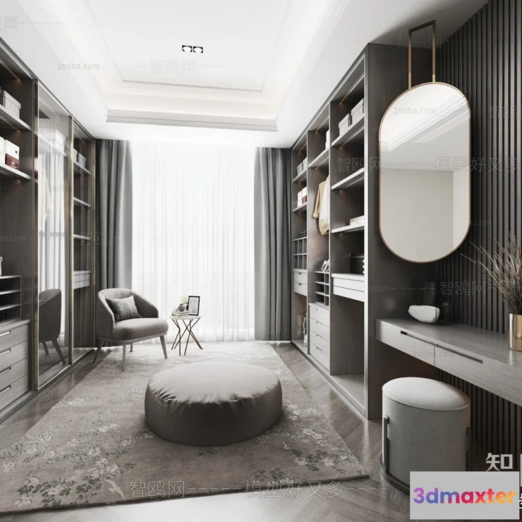 1372244 - Dressing Room - 3D Models - 3D Interior Scenes - 031 3D Max