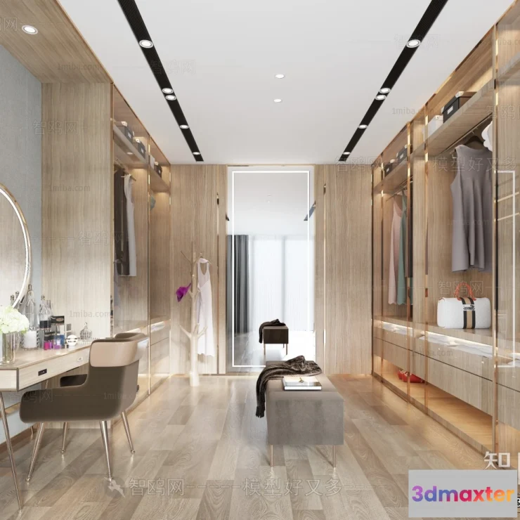 1372310 - Dressing Room - 3D Models - 3D Interior Scenes - 032 3D Max