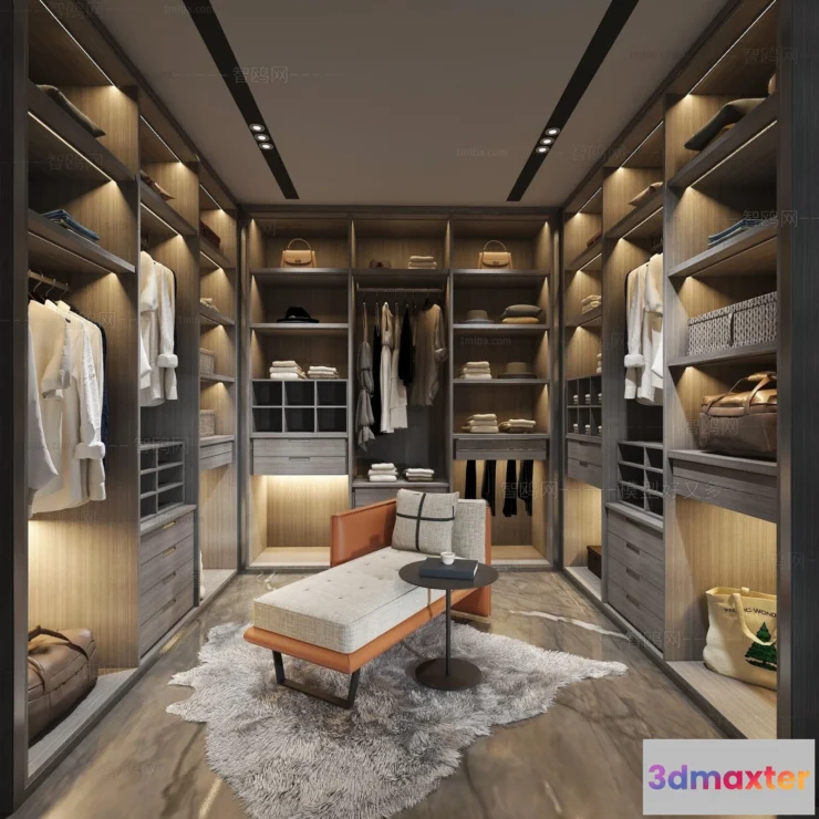 1372424 - Dressing Room - 3D Models - 3D Interior Scenes - 034 3D Max