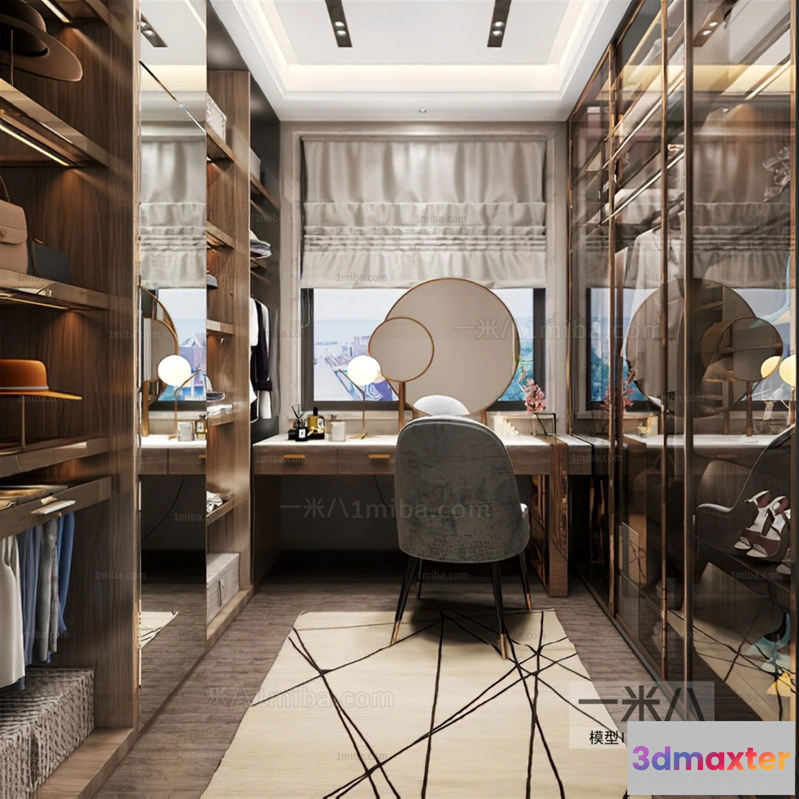 1372632 - Dressing Room - 3D Models - 3D Interior Scenes - 037 3D Max