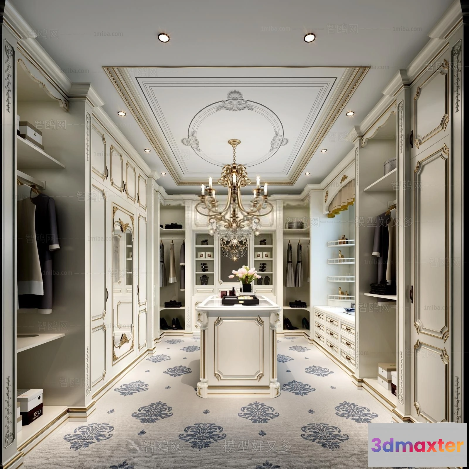 1372691 - Dressing Room - 3D Models - 3D Interior Scenes - 038 3D Max