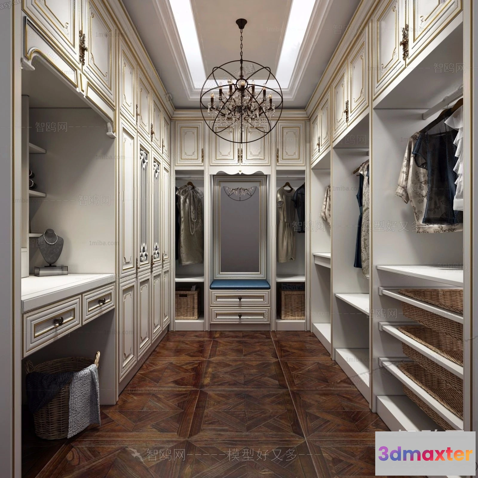 1372752 - Dressing Room - 3D Models - 3D Interior Scenes - 039 3D Max