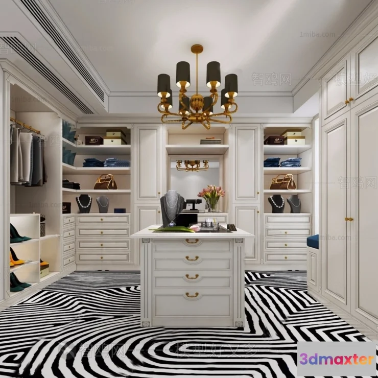 1372879 - Dressing Room - 3D Models - 3D Interior Scenes - 041 3D Max
