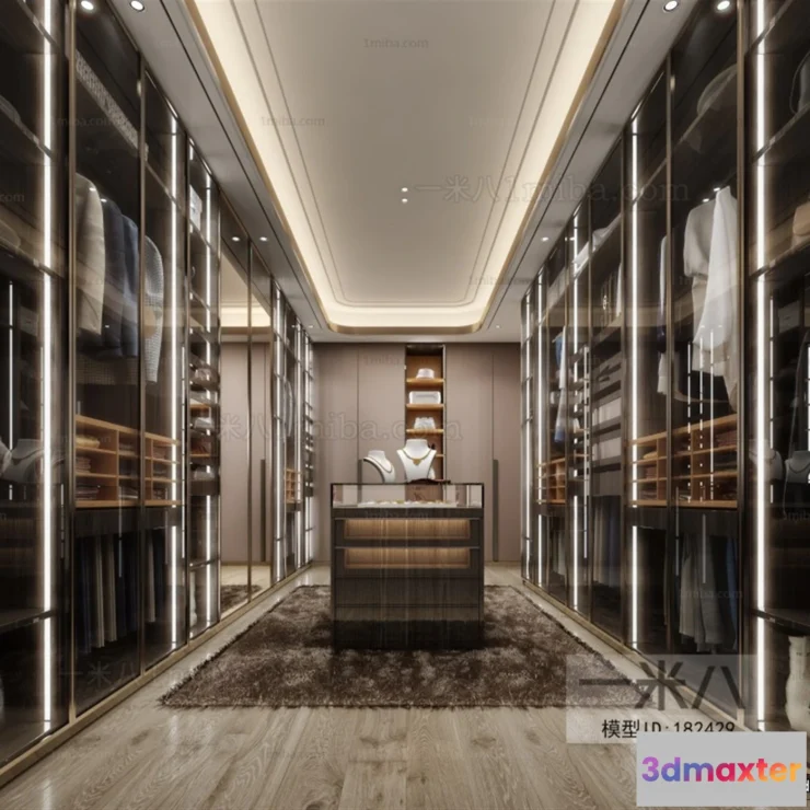 1373019 - Dressing Room - 3D Models - 3D Interior Scenes - 043 3D Max