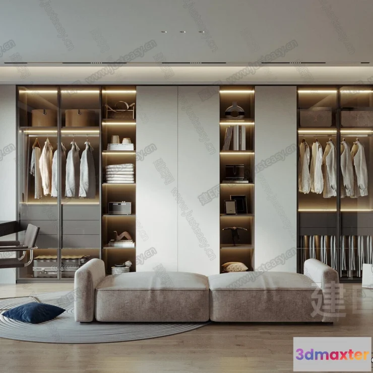 1373232 - Dressing Room - 3D Models - 3D Interior Scenes - 046 3D Max