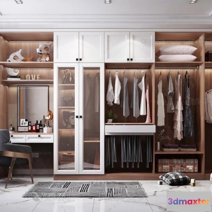 1373431 - Dressing Room - 3D Models - 3D Interior Scenes - 049 3D Max