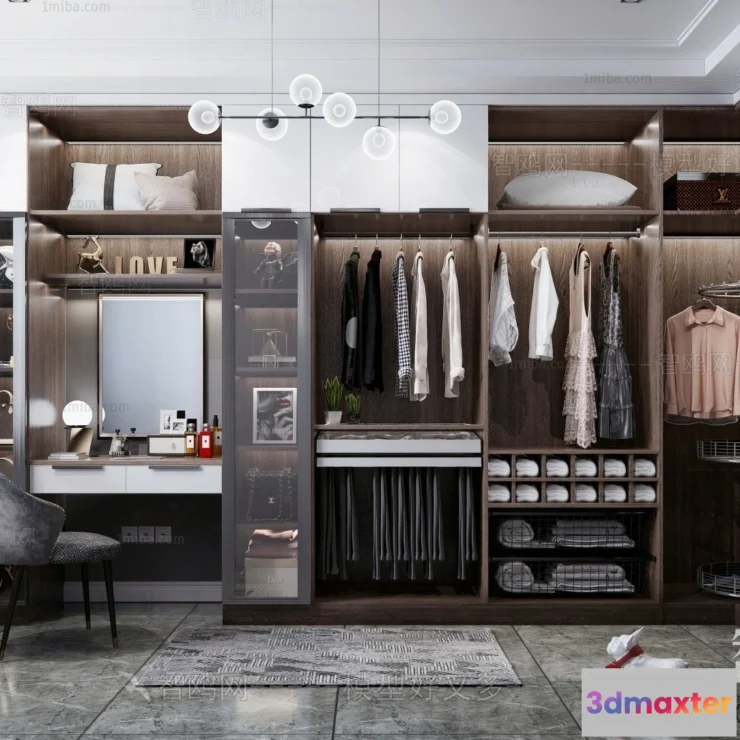 1373571 - Dressing Room - 3D Models - 3D Interior Scenes - 051 3D Max