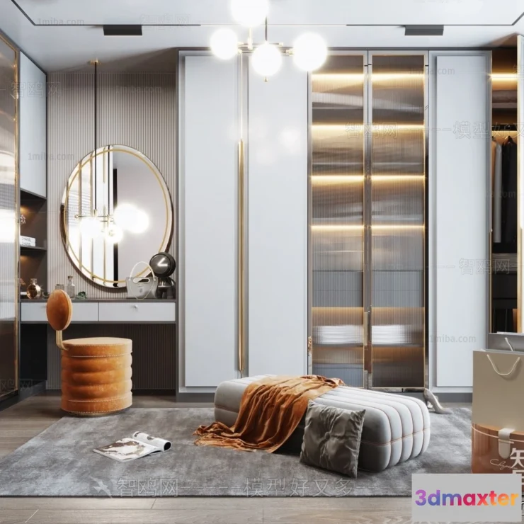 1374039 - Dressing Room - 3D Models - 3D Interior Scenes - 058 3D Max