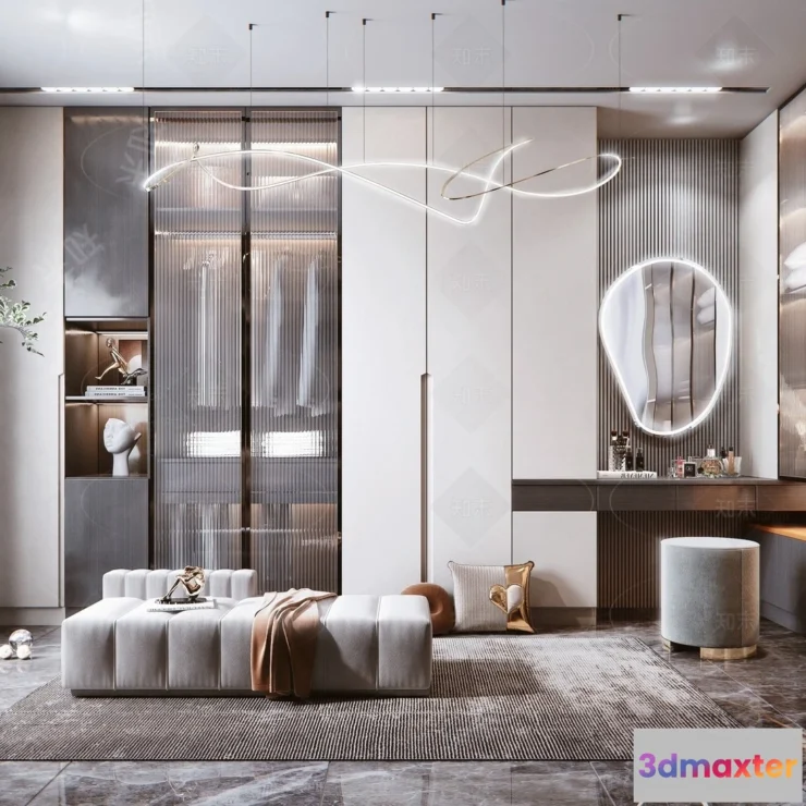 1374102 - Dressing Room - 3D Models - 3D Interior Scenes - 059 3D Max