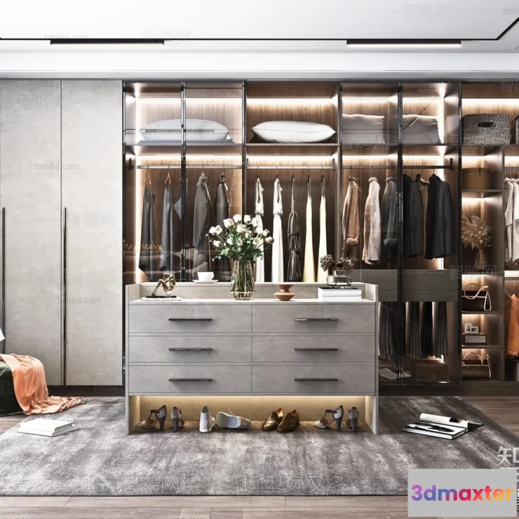 1374165 - Dressing Room - 3D Models - 3D Interior Scenes - 060 3D Max