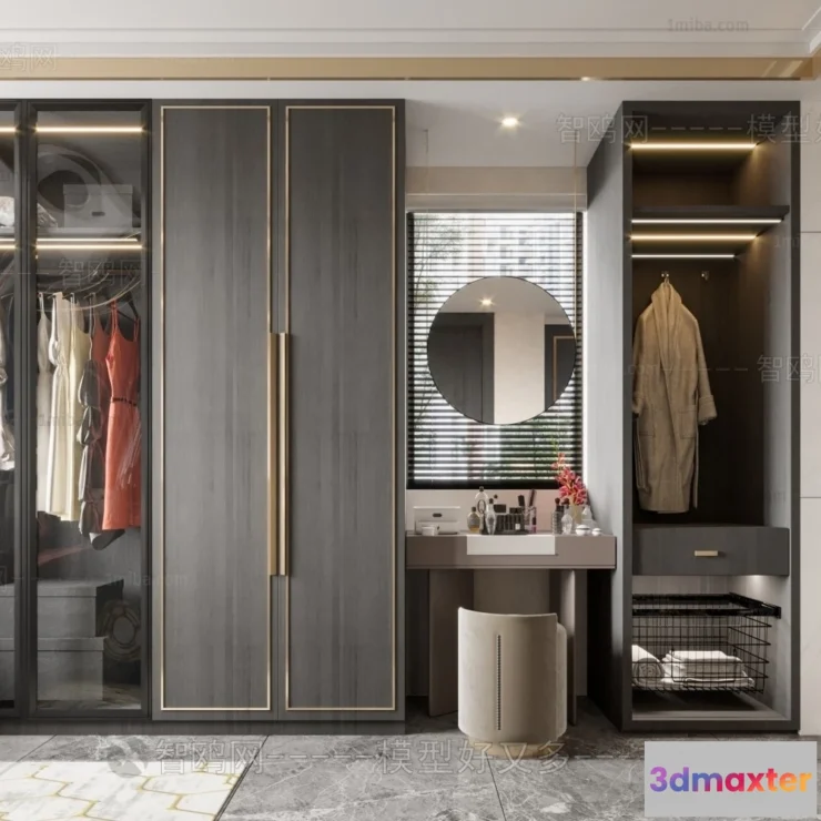 1374293 - Dressing Room - 3D Models - 3D Interior Scenes - 062 3D Max