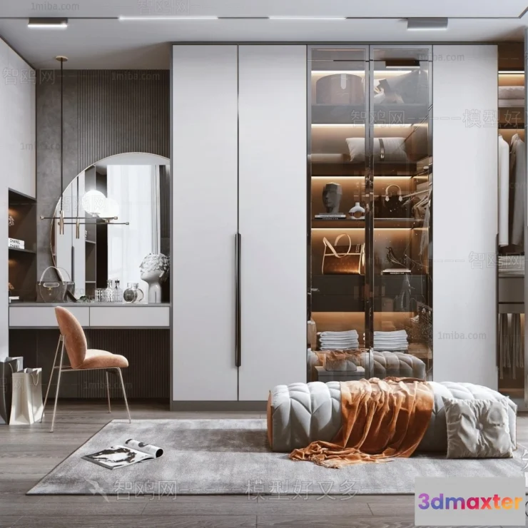 1374486 - Dressing Room - 3D Models - 3D Interior Scenes - 065 3D Max