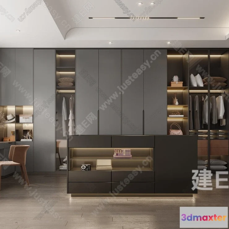 1374613 - Dressing Room - 3D Models - 3D Interior Scenes - 067 3D Max