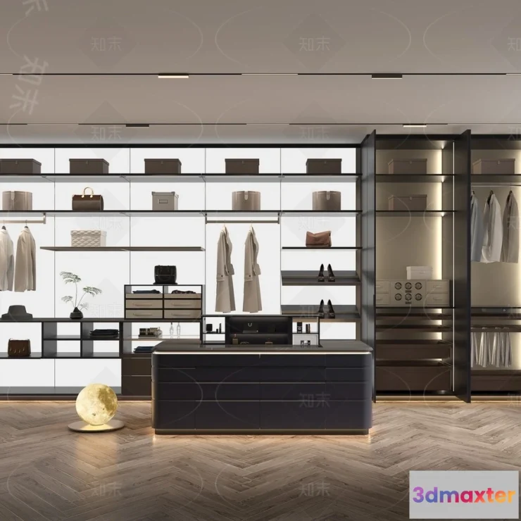 1375208 - Dressing Room - 3D Models - 3D Interior Scenes - 076 3D Max