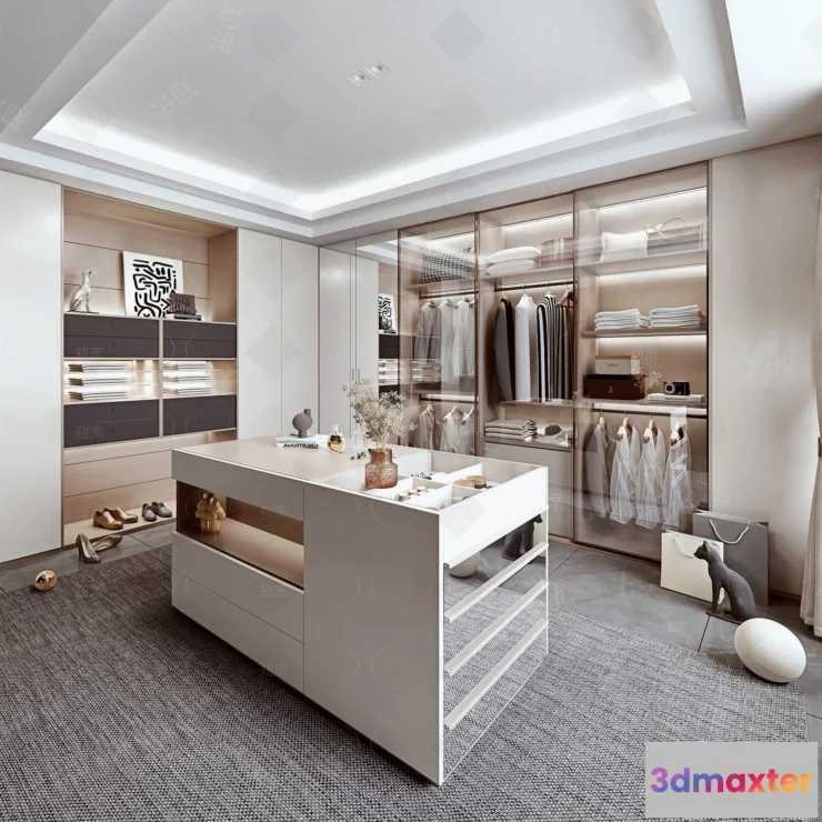 1375269 - Dressing Room - 3D Models - 3D Interior Scenes - 077 3D Max