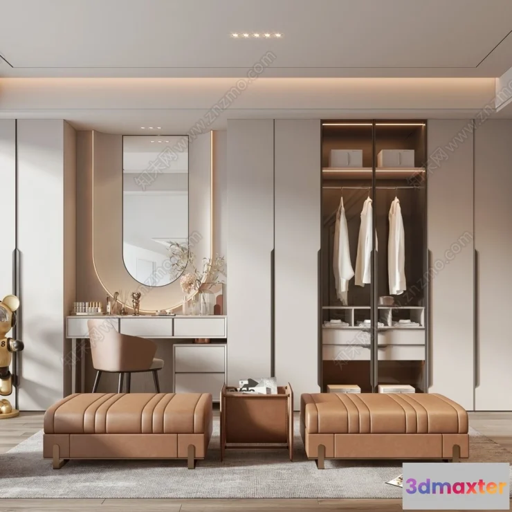 1375445 - Dressing Room - 3D Models - 3D Interior Scenes - 080 3D Max