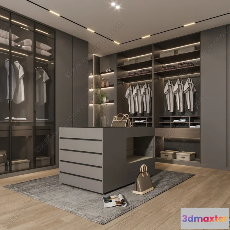 1375625 - Dressing Room - 3D Models - 3D Interior Scenes - 083 3D Max
