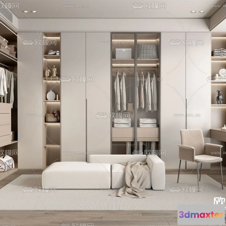 1376531 - Dressing Room - 3D Models - 3D Interior Scenes - 096 3D Max