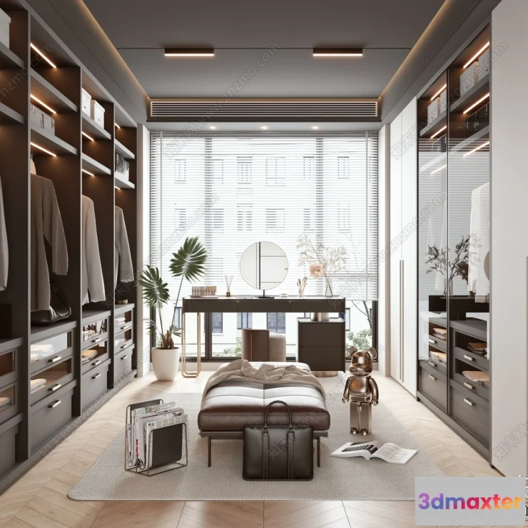 1376936 - Dressing Room - 3D Models - 3D Interior Scenes - 102 3D Max
