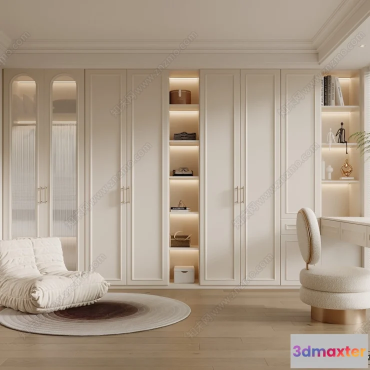 1377198 - Dressing Room - 3D Models - 3D Interior Scenes - 106 3D Max