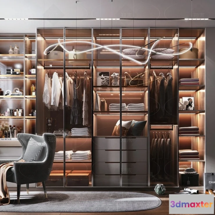 1378755 - Dressing Room - 3D Models - 3D Interior Scenes - 130 3D Max