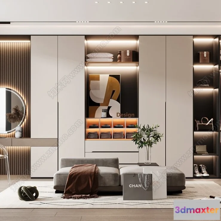 1378821 - Dressing Room - 3D Models - 3D Interior Scenes - 131 3D Max