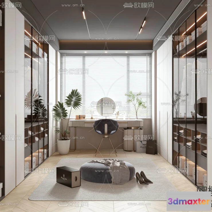 1378887 - Dressing Room - 3D Models - 3D Interior Scenes - 132 3D Max