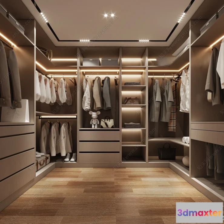 1379093 - Dressing Room - 3D Models - 3D Interior Scenes - 135 3D Max