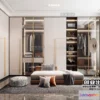1379486 - Dressing Room 3D Interior Scene - Modern Style - 011 3D Max