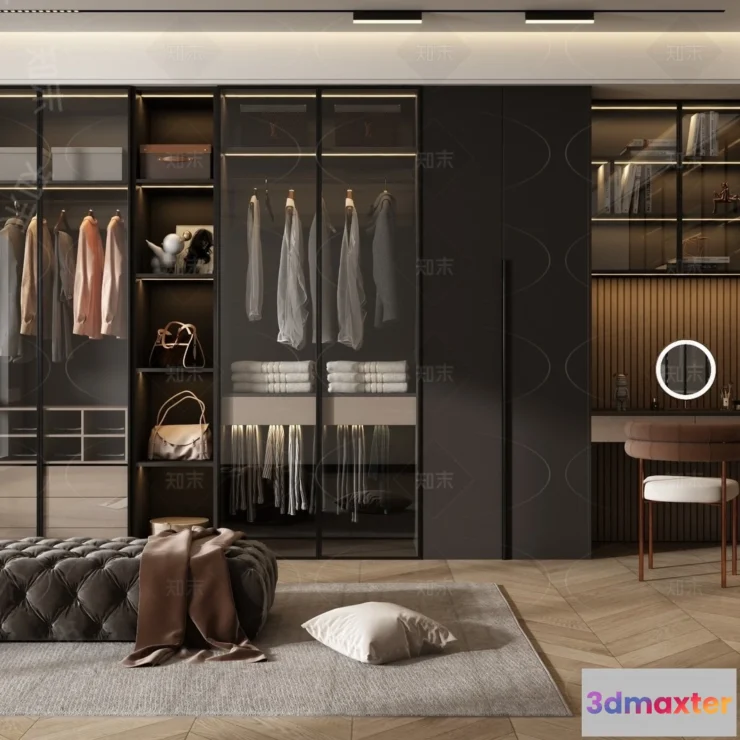 1379845 - Dressing Room - 3D Models - 3D Interior Scenes - 146 3D Max