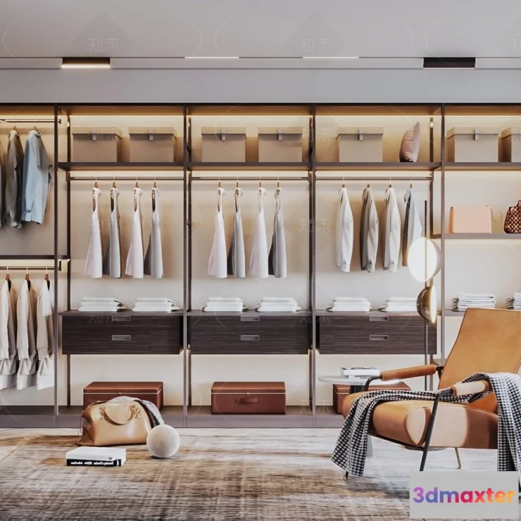 1380157 - Dressing Room - 3D Models - 3D Interior Scenes - 150 3D Max