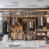 1380679 - Dressing Room 3D Interior Scene - Modern Style - 029 3D Max