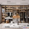 1380869 - Dressing Room 3D Interior Scene - Modern Style - 032 3D Max