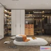 1381247 - Dressing Room 3D Interior Scene - Modern Style - 038 3D Max