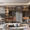 1381832 - Dressing Room 3D Interior Scene - Modern Style - 047 3D Max