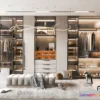 1381970 - Dressing Room 3D Interior Scene - Modern Style - 049 3D Max