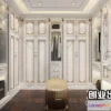1382480 - Dressing Room 3D Interior Scene - European Style - 006 3D Max