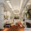 1384169 - Dressing Room 3D Interior Scene - European Style - 032 3D Max