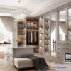1384820 - Dressing Room 3D Interior Scene - European Style - 042 3D Max