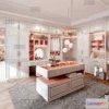 1385085 - Dressing Room 3D Interior Scene - American Style - 003 3D Max