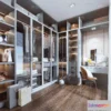 1385461 - Dressing Room 3D Interior Scene - American Style - 009 3D Max