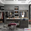1385524 - Dressing Room 3D Interior Scene - American Style - 010 3D Max