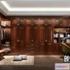 1386009 - Dressing Room 3D Interior Scene - American Style - 017 3D Max